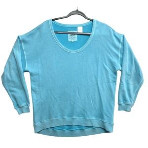Aerie Sweatshirt Womens XS Blue Long Sleeve Crewneck Pullover Relaxed Fit